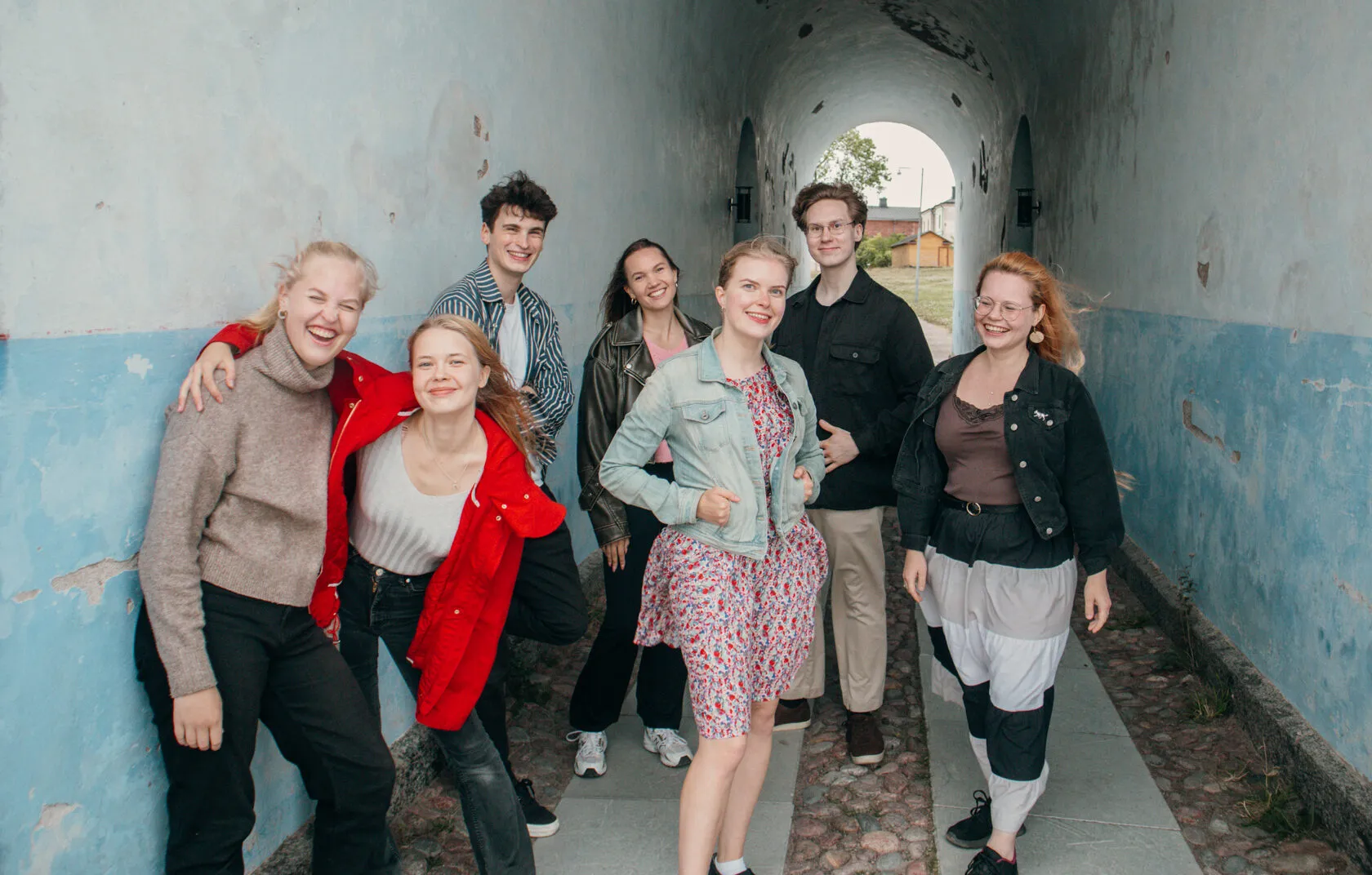 Nuhevin jäseniä retkellä Suomenlinnassa